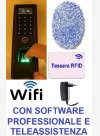 SISTEMA DI RILEVAZIONE PRESENZE E CONTROLLO ACCESSI MOD. 1951-FINGER/TS-WIFI, PER ESTERNO (IP53), WI-FI, CON LETTORE DI IMPRONTE DIGITALI E RFID, SOFTWARE PROFESSIONALE E CORSO DI ISTRUZIONE SOFTWARE IN TELEASSISTENZA PER 2 MESI 