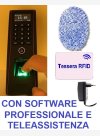 SISTEMA DI RILEVAZIONE PRESENZE E CONTROLLO ACCESSI MOD. 1951-FINGER/P PER ESTERNO (IP53), CON TERMINALE CON LETTORE DI IMPRONTE DIGITALI E TESSERE, SOFTWARE PROFESSIONALE E SERVIZIO DI ASSISTENZA SOFTWARE GRATUITA - <b>€ 239,00</b>