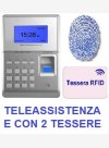 SISTEMA RILEVAZIONE PRESENZE SVAR 2-FINGER CON LETTORE TESSERE E IMPRONTE DIGITALI, SERVIZIO DI ASSISTENZA E SOFTWARE - <b>€ 184,00</b>