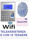 SISTEMA RILEVAZIONE PRESENZE SVAR 2-FINGER/WIFI CON LETTORE TESSERE E IMPRONTA DIGITALE, SERVIZIO DI ASSISTENZA SOFTWARE DI GESTIONE PRESENZE E 10 TESSERE - <b>€ 179,00</b>