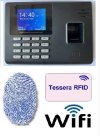 SISTEMA RILEVAZIONE PRESENZE E CONTROLLO ACCESSI SVAR3R-FINGER/AW CON WI-FI, LETTORE DI TESSERE E IMPRONTE DIGITALI, CON 6 MESI DI ASSISTENZA DEL VALORE DI € 158,00 COMPRESA NEL PREZZO E CORSO DI ISTRUZIONE SOFTWARE IN TELEASSISTENZA PER 6 MESI - <b>&euro; 149,00</b>