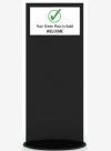 SISTEMA DI VERIFICA AUTOMATICA DI VALIDITA' ED AUTENTICITA' DEL QR CODE DEL GREEN PASS CON DISPLAY DA 28 POLLICI, MOD. GREEN PASS CONTROL 28