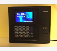 MARCATEMPO CON WEB SERVER INTEGRATO, LETTORE RFID MOD. SAODY-RFID/P CON SOFTWARE DI RILEVAZIONE PRESENZE VERSIONE PROFESSIONAL USABILE SEMPRE SENZA OBBLIGO DI CONTRATTO DI MANUTENZIONE, CON 42 TESSERE E TELEASSISTENZA GRATIS PER L'INSTALLAZIONE