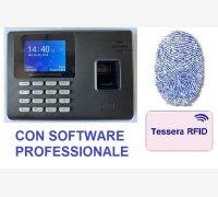 TIMBRACARTELLINI PER RILEVAZIONE PRESENZE MOD. SVAR3R-FINGER/TS, CON 6 MESI DI ASSISTENZA DEL VALORE DI € 158,00 COMPRESA NEL PREZZO, SOFTWARE PROFESSIONALE, LETTORE DI IMPRONTE E RFID
