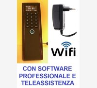 SISTEMA DI RILEVAZIONE PRESENZE MOD. 1951-RFID/TS-WIFI, PER ESTERNO (IP53), CON UN MESE DI ASSISTENZA SOFTWARE PROFESSIONALE, LETTORE RFID, WI-FI E N. 2 TESSERE