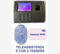 MARCATEMPO ELETTRONICO MOD. SVAR3-FINGER/A CON 6 MESI DI ASSISTENZA CON SOFTWARE IN ITALIANO, IMPRONTA DIGITALE E BADGE DI PROSSIMITA' ED ASSISTENZA PER L'INSTALLAZIONE