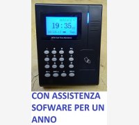 TERMINALE DI RILEVAZIONE PRESENZE MOD. SVAR 1-RFID CON SOFTWARE PRESENZE IN ITALIANO SENZA OBBLIGO DI CONTRATTO DI MANUTENZIONE, 102 TESSERE DI PROSSIMITA' CON CONTRATTO DI ASSISTENZA SOFTWARE PER UN ANNO COMPRESA NEL PREZZO