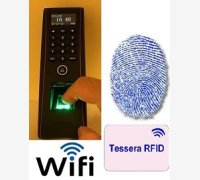 TIMBRACARTELLINI PER RILEVAZIONE PRESENZE MOD. 1951-FINGER/WIFI, L'UNICO CON 6 MESI DI ASSISTENZA, PER ESTERNO (IP53), CON LETTORE BIOMETRICO E RFID, WI-FI E CORSO DI ISTRUZIONE SOFTWARE IN TELEASSISTENZA PER 6 MESI