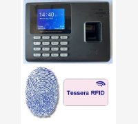 TIMBRACARTELLINI PER RILEVAZIONE PRESENZE E CONTROLLO ACCESSI MOD. SVAR3R-FINGER/A CON 6 MESI DI ASSISTENZA DEL VALORE DI € 158,00 COMPRESA NEL PREZZO, LETTORE DI IMPRONTE E RFID E CORSO DI ISTRUZIONE SOFTWARE IN TELEASSISTENZA PER 6 MESI