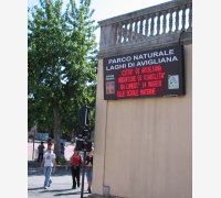 DISPLAY LUMINOSO A LED A 4 RIGHE MOD. SR10-5_4R