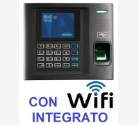 MARCATEMPO ELETTRONICI BIOMETRICI CON IMPRONTA DIGITALE E LETTORE RFID MOD. SAODY FING/PW (iAccess i985) CON SOFTWARE DI RILEVAZIONE PRESENZE IN VERSIONE PROFESSIONALE CON 6 MESI DI TELEASSISTENZA GRATIS PER L'INSTALLAZIONE
