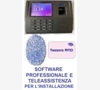 SCHEDA 5 - SOLUZIONE CON SOFTWARE PROFESSIONALE DI RILEVAZIONE PRESENZE DA INSTALLARE SU PC E TIMBRATURA TRAMITE TESSERA RFID, IMPRONTA DIGITALE, BLUETOOTH O TERMINALE CON RICONOSCIMENTO DEL VISO O QR CODE