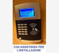 SISTEMA RILEVAZIONE PRESENZE MOD. SVAR 4-RFID/A CON CORSO DI ISTRUZIONE SOFTWARE IN TELEASSISTENZA PER 2 MESI E LETTORE DI TESSERE