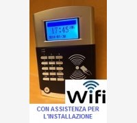 SISTEMA RILEVAZIONE PRESENZE MOD. SVAR 4-RFID/A-WIFI CON CORSO DI ISTRUZIONE SOFTWARE IN TELEASSISTENZA PER 2 MESI, LETTORE TESSERE E CONVERTITORE WI-FI