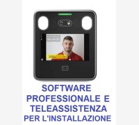 SISTEMA RILEVAZIONE PRESENZE MOD. SVARFACE3/TS, CON SOFTWARE PROFESSIONALE, RICONOSCIMENTO FACCIALE E LETTORE DI TESSERE RFID ED ASSISTENZA PER 2 MESI