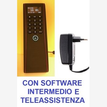 SISTEMA DI RILEVAZIONE PRESENZE MOD. 1951-RFID/L, PER ESTERNO (IP53), CON 2 MESI DI ASSISTENZA SOFTWARE, LETTORE DI TESSERE E SOFTWARE INTERMEDIO