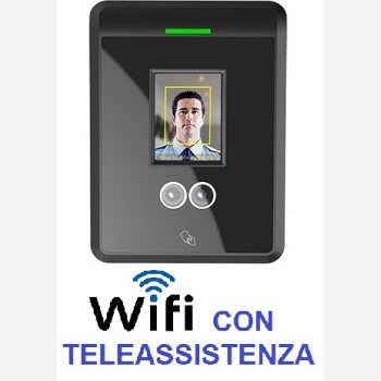 TIMBRA CARTELLINI SAODY BIOMETRICO CON RICONOSCIMENTO VISO MOD. SVARFACE-WIFI CON SCHEDA WI-FI, CON SOFTWARE PRESENZE IN ITALIANO E SERVIZIO DI TELEASSITENZA GRATIS PER L'INSTALLAZIONE