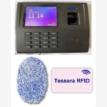MARCATEMPO PER LAVORO CON BADGE MOD. SVAR3-FINGER/A CON 6 MESI DI ASSISTENZA SOFTWARE, SOFTWARE DI RILEVAZIONE PRESENZE