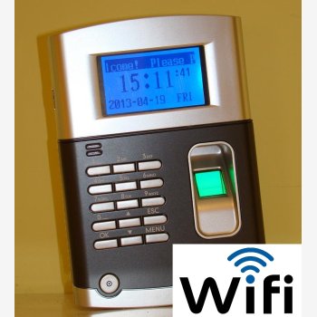 MARCATEMPO ELETTRONICO MOD. SVAR 3-FINGER/WIFI, CON IMPRONTA DIGITALE E TESSERE DI PROSSIMITA', WI-FI, SOFTWARE DI RILEVAZIONE PRESENZE SENZA OBBLIGO DI CONTRATTO DI MANUTENZIONE, N. 2 TESSERE E TELEASSISTENZA GRATIS PER L'INSTALLAZIONE