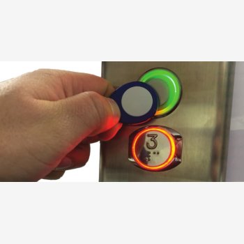 CONTROLLO ACCESSI PER ASCENSORI CON LETTORE RFID DA INCASSO, MOD. RFID-INCASSO