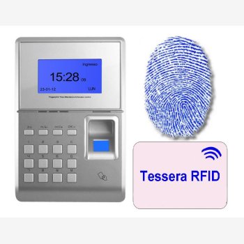 APRIPORTA CON LETTORE BIOMETRICO DI IMPRONTE DIGITALI MOD. SVAR2-FINGER CON SOFTWARE DI CONTROLLO ACCESSI E GESTIONE PRESENZE IN ITALIANO UTILIZZABILE PER SEMPRE SENZA CONTRATTO DI MANUTENZIONE E SERVIZIO DI TELEASSISTENZA GRATIS PER L'INSTALLAZIONE