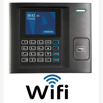 SISTEMA DI RILEVAZIONE PRESENZE SAODY RFID/P-WIFI CON WI-FI INTEGRATO, LETTORE RFID, SOFTWARE E CORSO DI ISTRUZIONE SOFTWARE IN TELEASSISTENZA PER 2 MESI