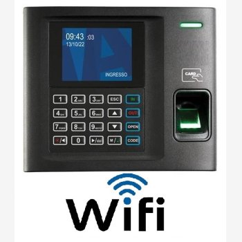 SISTEMA RILEVAZIONE PRESENZE SAODY FINGER/P-WIFI, CON LETTORE RFID E BIOMETRICO, WI-FI INTEGRATO, SOFTWARE E CORSO DI ISTRUZIONE SOFTWARE IN TELEASSISTENZA PER 2 MESI