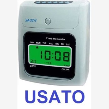 OROLOGIO TIMBRACARTELLINI MOD. SAODY ® USATO, PERFETTAMENTE FUNZIONANTE CON 10 CARTELLINI SAODY ® IN OMAGGIO