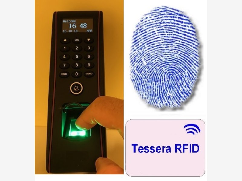 Scanner Badge H3 Per Presenze - Lettore Impronte, RFID, Per Piccole Imprese